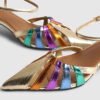 Multi Colour Caged Court Heels