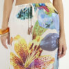 Multi Colour Tropical Print Maxi Beach Skirt