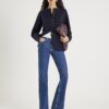 Navy Knitted Long Sleeve Structured Cardigan