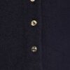 Navy Knitted Long Sleeve Structured Cardigan