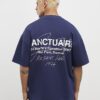 Navy Oversized Fit Sanctuaire T-Shirt