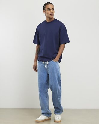 Navy Oversized Fit T-Shirt