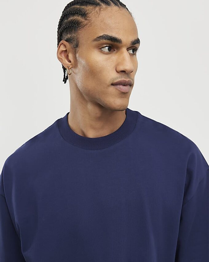 Navy Oversized Fit T-Shirt