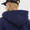 Navy Oversized Fit Zip Through Hoodie