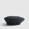 Navy Pinstripe Beret