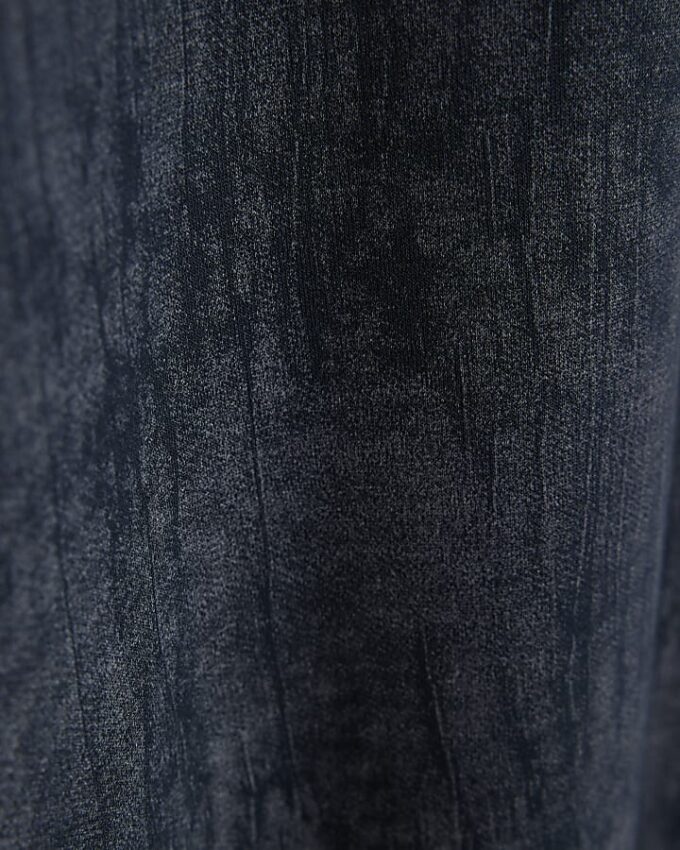 Navy Premium Crinkle Effect Wide Leg Joggers