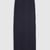 Navy Premium Maxi Skirt