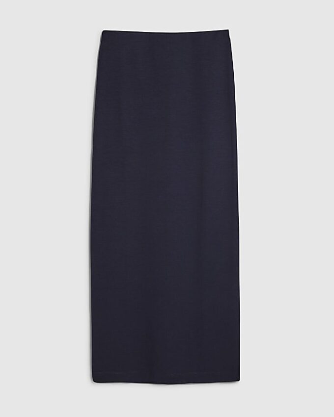 Navy Premium Maxi Skirt
