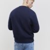 Navy Regular Fit AR Knitted Sweatshirt