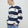 Navy Regular Fit Penrose Striped Shirt