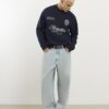 Navy Regular Fit Tipped T-Shirt