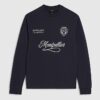 Navy Regular Fit Tipped T-Shirt