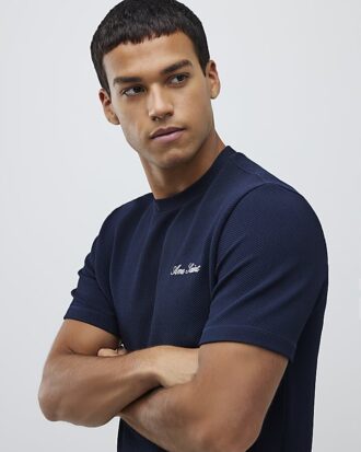 Navy Short sleeve Slim Fit Ame Saint T-Shirt