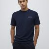 Navy Short sleeve Slim Fit Ame Saint T-Shirt