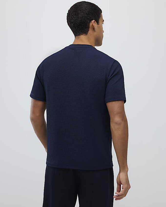 Navy Short sleeve Slim Fit Ame Saint T-Shirt
