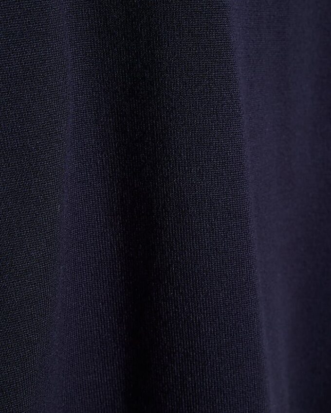 Navy Slim Fit Knitted T-Shirt