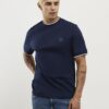Navy Slim Fit MCMXII Badge T-Shirt