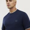 Navy Slim Fit MCMXII Badge T-Shirt