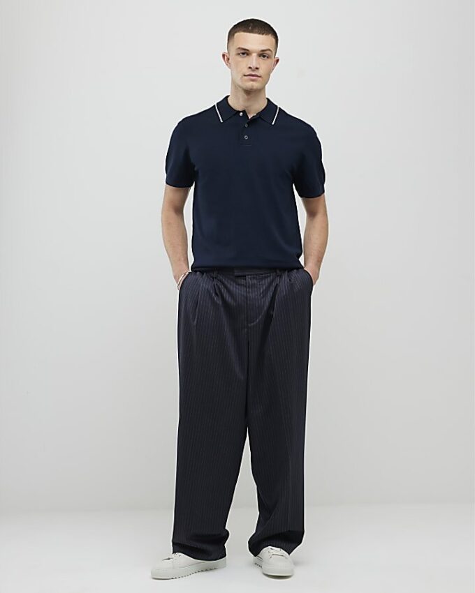Navy Slim Fit Polo Shirt