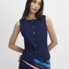 Navy Tailored Waistcoat