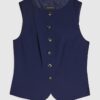 Navy Tailored Waistcoat