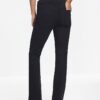 Petite Black Mid Rise Flared Jeans