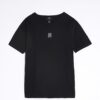 Petite Black Short Sleeve Logo T-shirt
