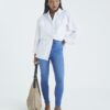 Petite Blue Pull-On Sculpt Skinny Jeans