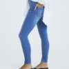 Petite Blue Pull-On Sculpt Skinny Jeans