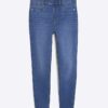 Petite Blue Pull-On Sculpt Skinny Jeans