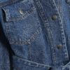 Petite Blue Tie front Denim Jacket
