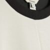 Petite Cream Colour Block Batwing Sweatshirt