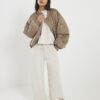Petite Cream Premium Boxy T-shirt