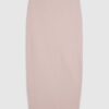 Petite Pink Cosy Midi Skirt