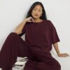 Petite Red Premium Short Sleeve Boxy T-Shirt