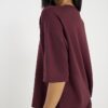 Petite Red Premium Short Sleeve Boxy T-Shirt