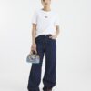 Petite White Embroidered Cherry T-Shirt