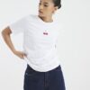 Petite White Embroidered Cherry T-Shirt