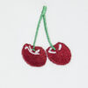 Petite White Embroidered Cherry T-Shirt