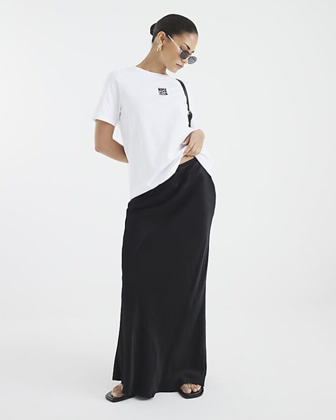 Petite White More Love Club T-Shirt