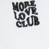 Petite White More Love Club T-Shirt
