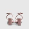 Pink Barely There Heeled Sandals