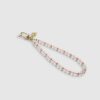 Pink Beaded Phone Chain