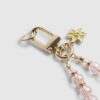 Pink Beaded Phone Chain
