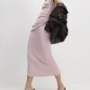 Pink Cosy Midi Skirt