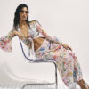 Pink Graphic Print Maxi Beach Skirt