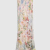 Pink Graphic Print Maxi Beach Skirt