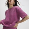 Pink Jacquard T-Shirt