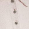 Pink Long Sleeve Fluffy Polo Top
