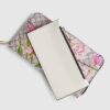 Pink Monogram Floral Pocket Front Purse